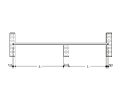 在 RSTAB 中设计的单轴跨接混凝土楼板