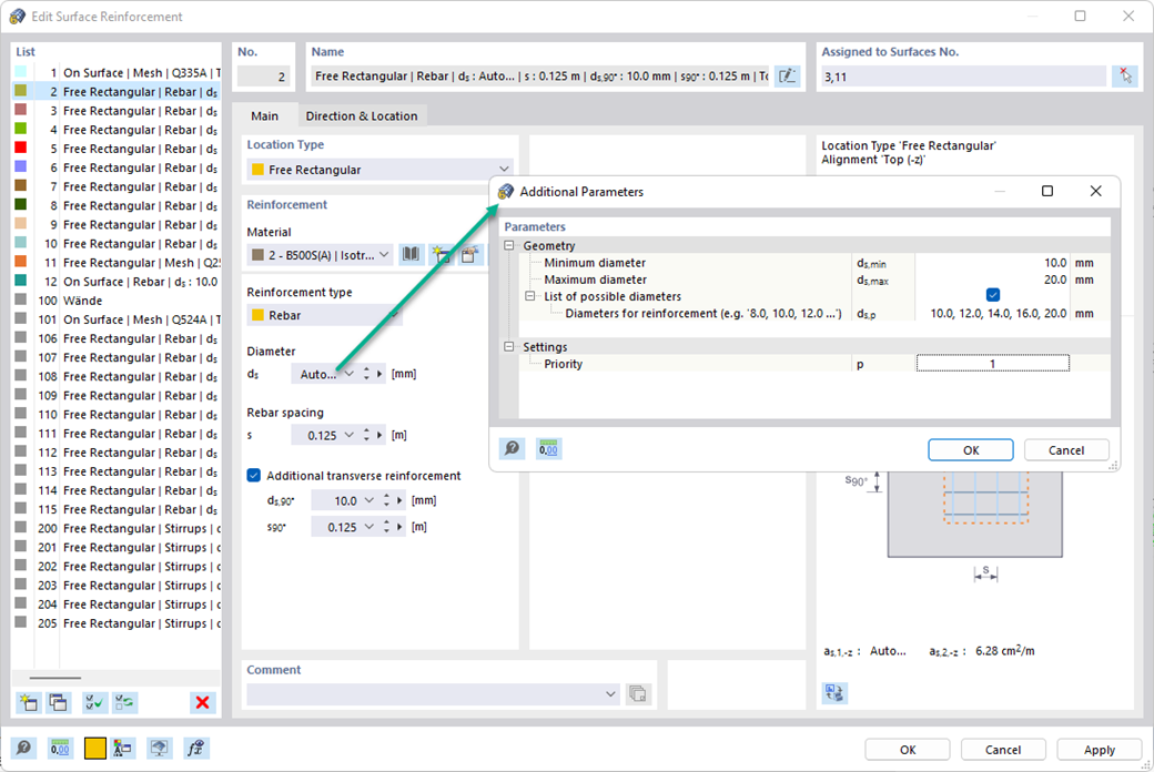 特征 002558 | 区域配筋设计