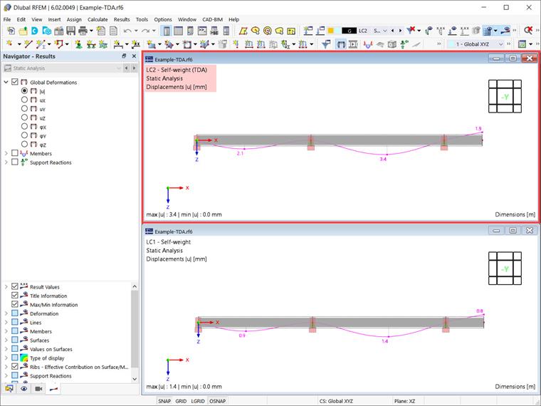 时变分析的结果