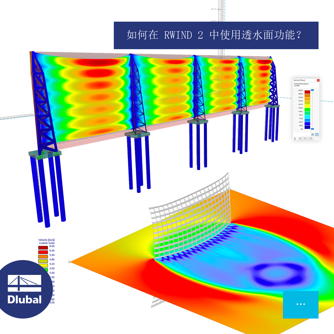 如何在 RWIND 2 中使用透水面功能？