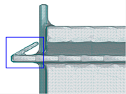 Fine Mesh Around the Panels