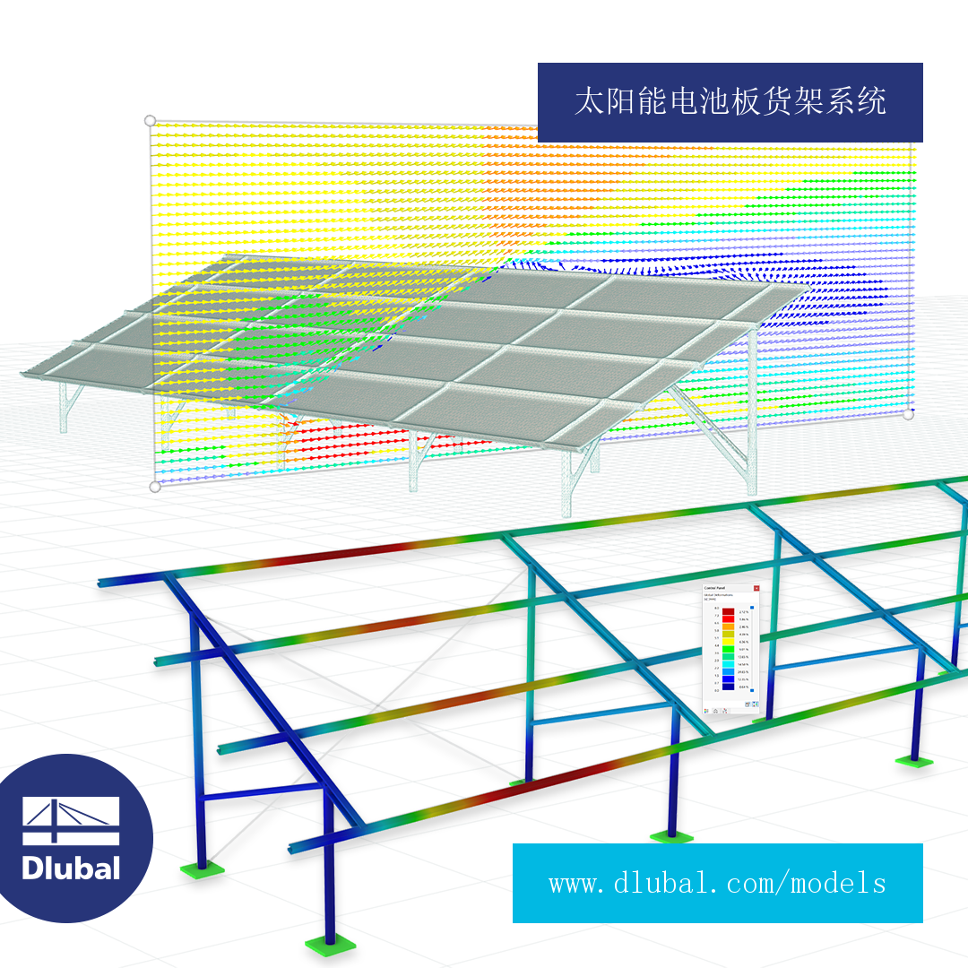 太阳能电池板货架系统
