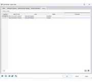 对话框 “编辑模型 - 基本数据”，选项卡 “历史记录”