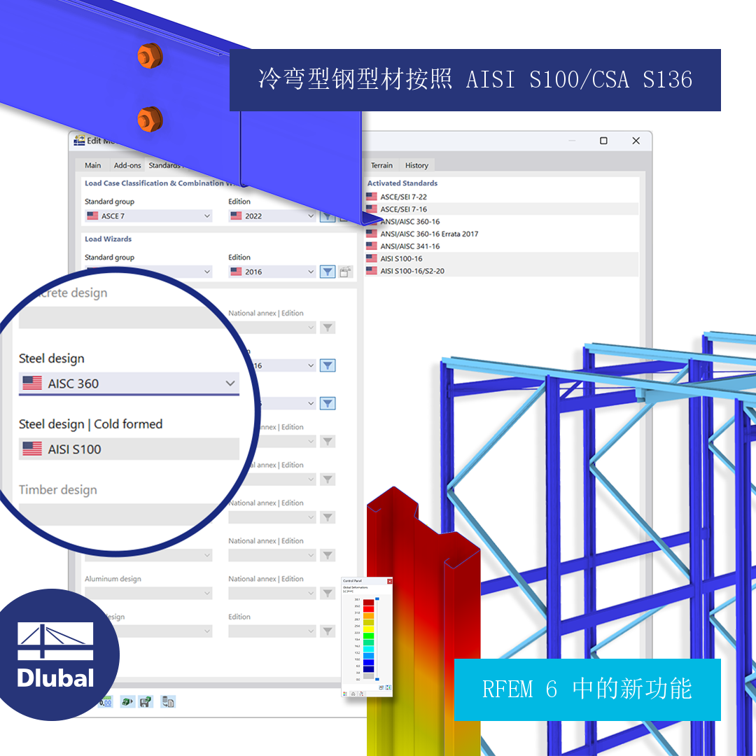 冷弯型钢型钢按照 AISI S100/CSA S136