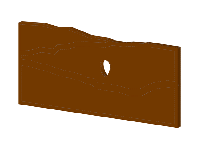 模型 004287 | 带通道的地质剖面