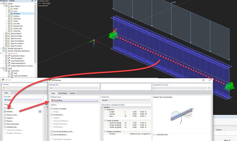 FAQ 005417 | 如何在 RFEM 6 中建模波纹腹板梁？