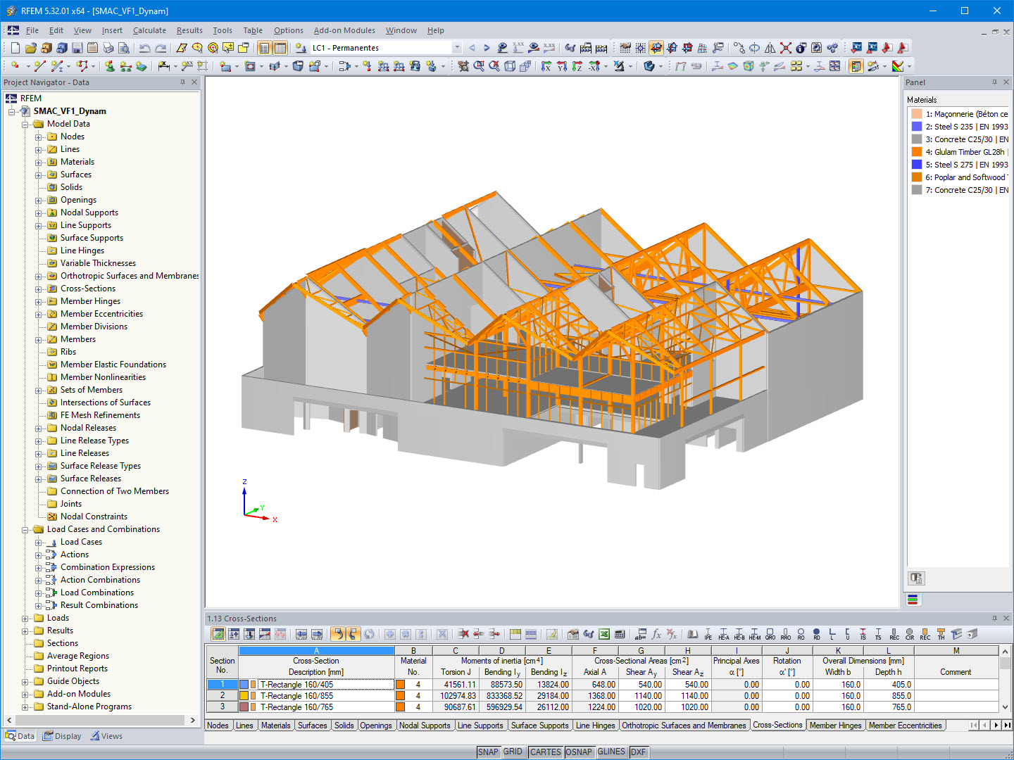 Quai M 音乐厅模型 (© LCA Construction Bois)