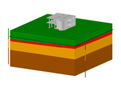 地基建筑模型