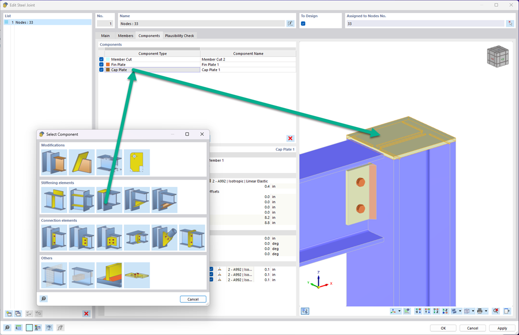 功能 002744 | 组件 "盖板"