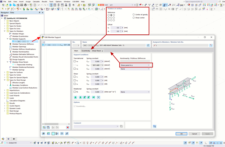 FAQ 005465 | 在“钢结构设计”模块中，我设置了边界条件，梁的翼缘 I 不能产生水平位移。 [*S16592638*]