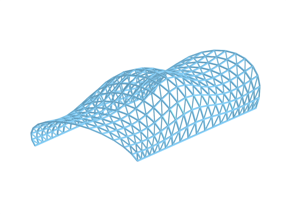 模型 004926 | 钢网壳