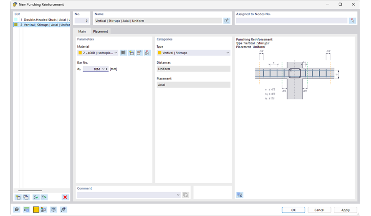 新建冲切验算抗冲钢筋 | 基本