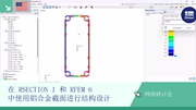 RFHN RSECTION 1 和 RFEM 6 采用钢筋铝合金截面的分析说明