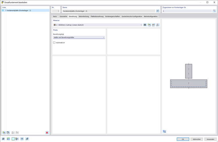 基础板 | 配筋选项卡
