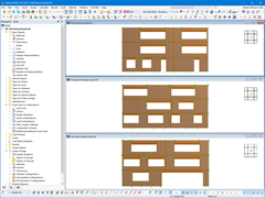 RFEM 学校木质立面