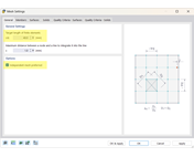 通过网格设置建模的悬臂的屈曲形状显示