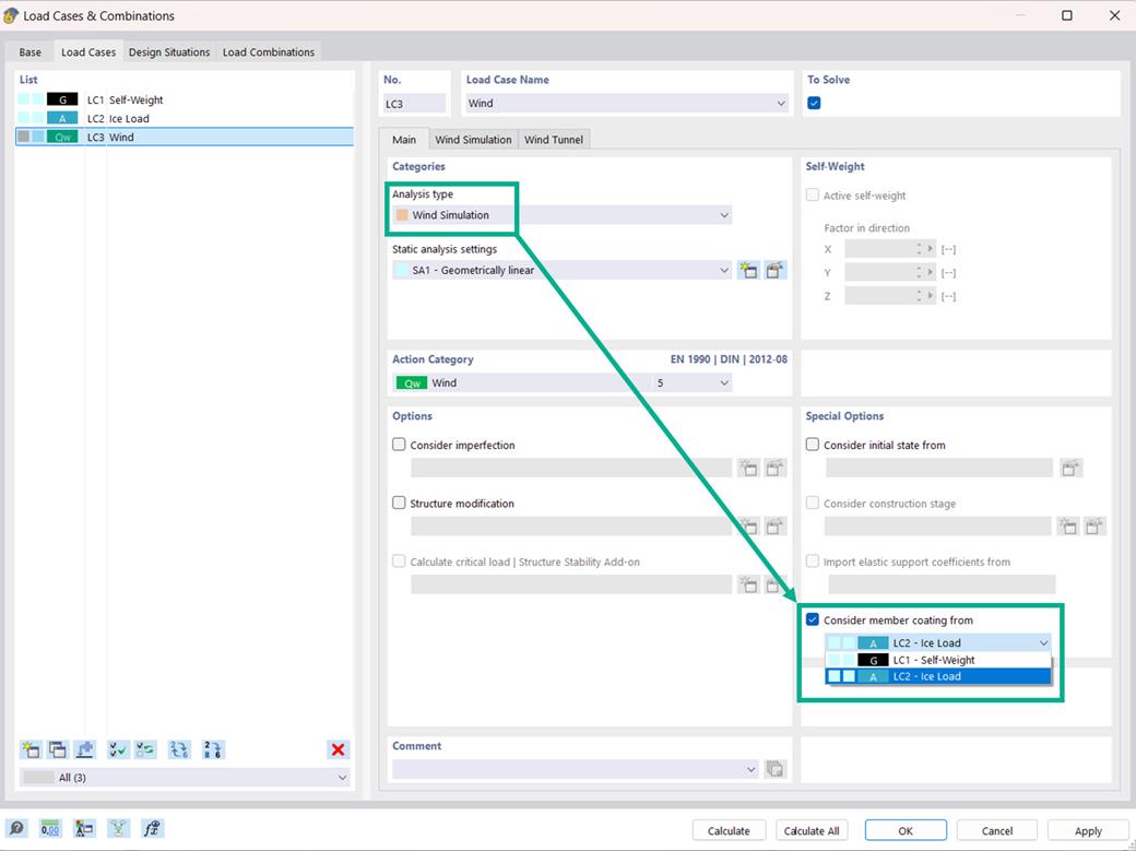 模拟结构的风荷载，可选杆覆盖