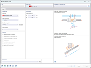 利用 RFEM 6 通过定义上下温差 ΔT 模拟梁的弯曲变形。