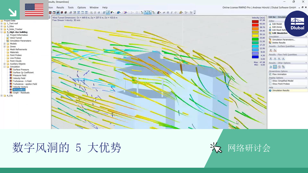 网课中介绍了数字风洞技术的主要优势。