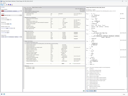 根据 EN 1995 标准的木结构耐火设计的结果，凸显建筑安全的重要性。