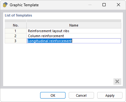 自定义图形模板列表