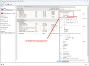 图中展示了在 RFEM 6 - 钢结构设计模块中，结构构件临界温度的耐火配置的利用率最小值的验证。
