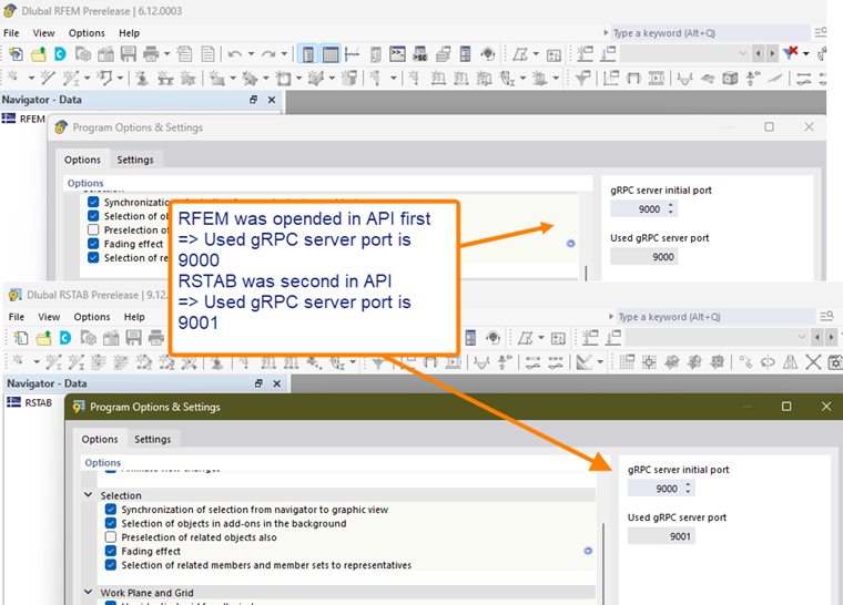 API 端口设置 (gRPC)
