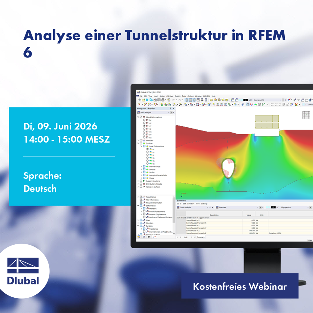 隧道结构在 RFEM 6 中的分析