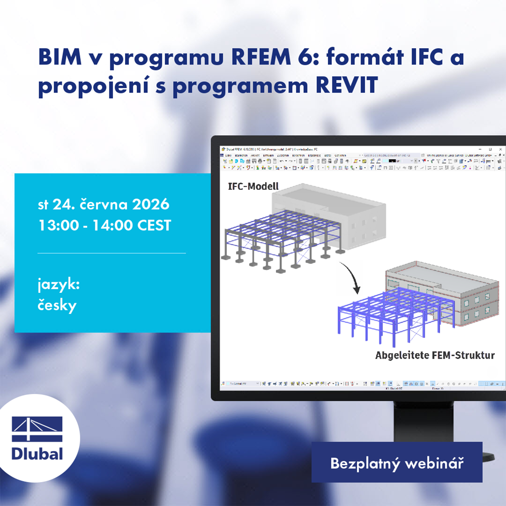 RFEM 6 中的 BIM：IFC 格式与 REVIT 程序的连接