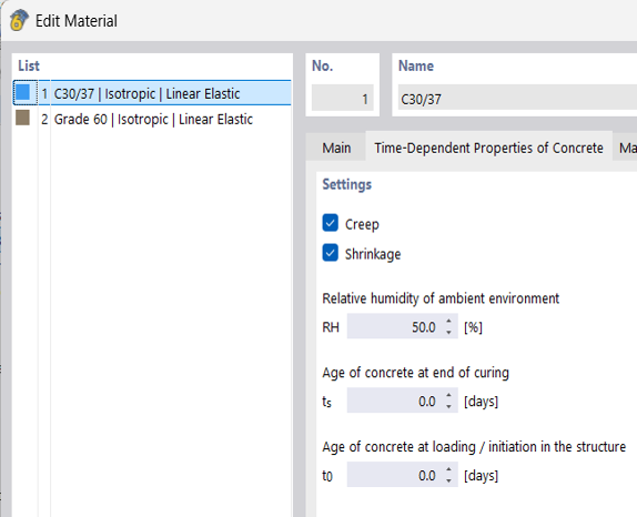RFEM 分析展示了组合柱的受力性能，其中配筋对变形分量产生了影响。