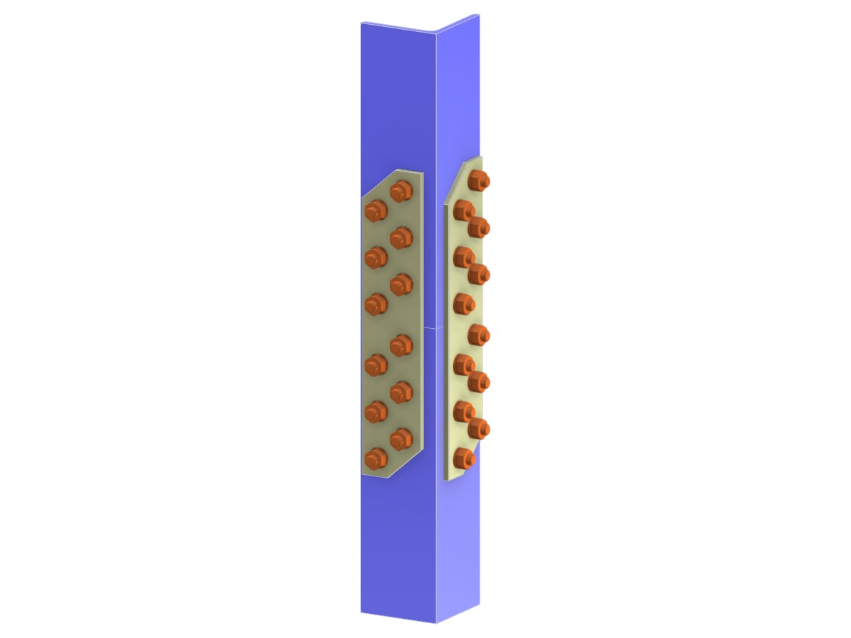 Model 006308 | Column Splice with Splice Plates
